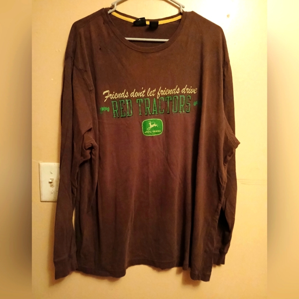 John Deere shirt long sleeve size XL